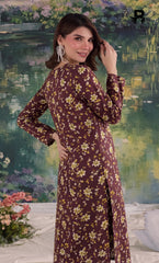2PC printed cotton | Unstitched | BA-V1- | 7 Pari