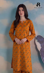 2PC printed cotton | Unstitched | BA-V1- | 23 Pari
