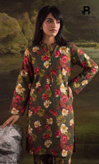 2PC printed cotton | Unstitched | BA-V1- | 16 Pari