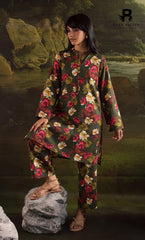 2PC printed cotton | Unstitched | BA-V1- | 16 Pari