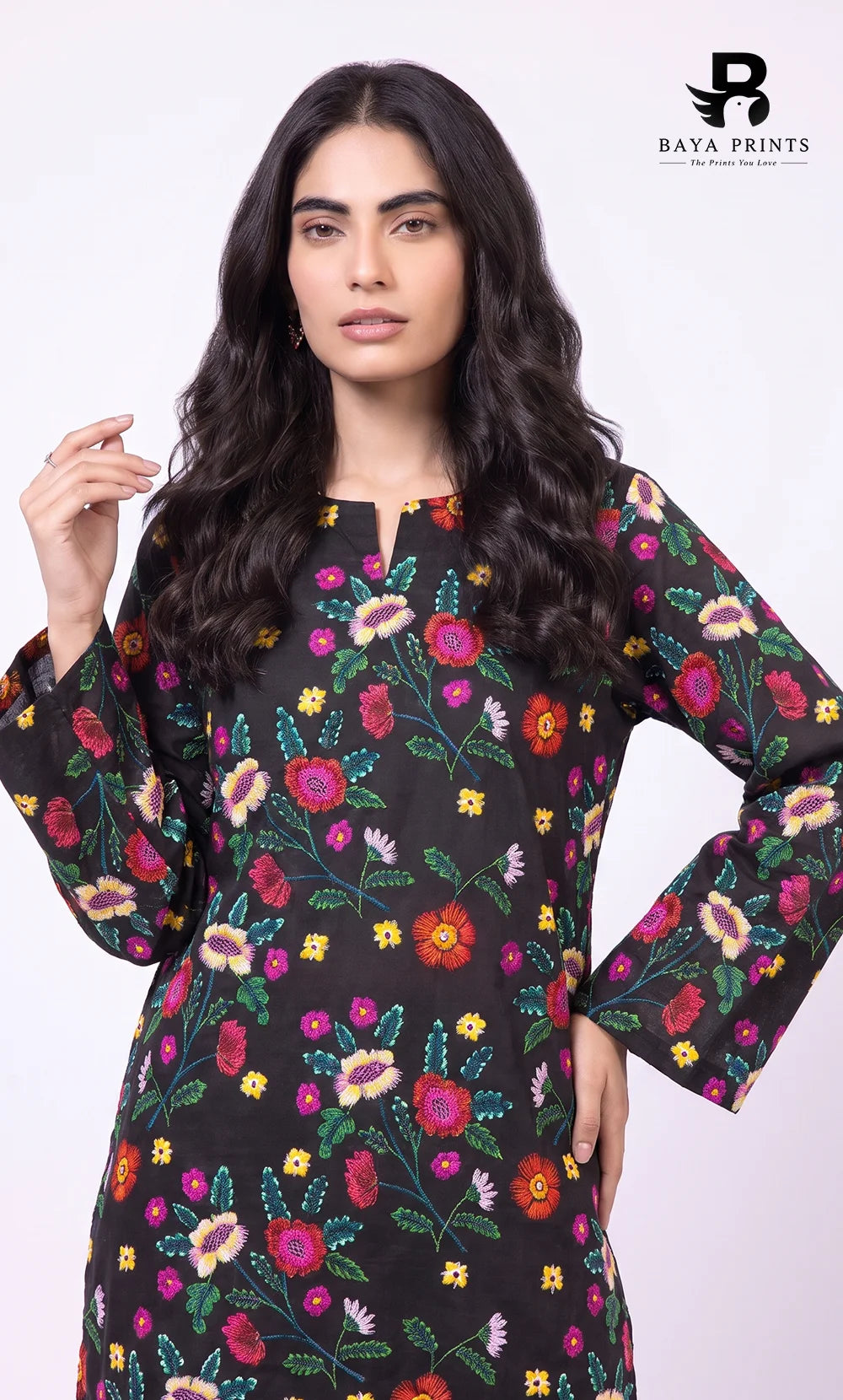 2 Piece Printed Khaddar | Unstitched | BA-V117-19