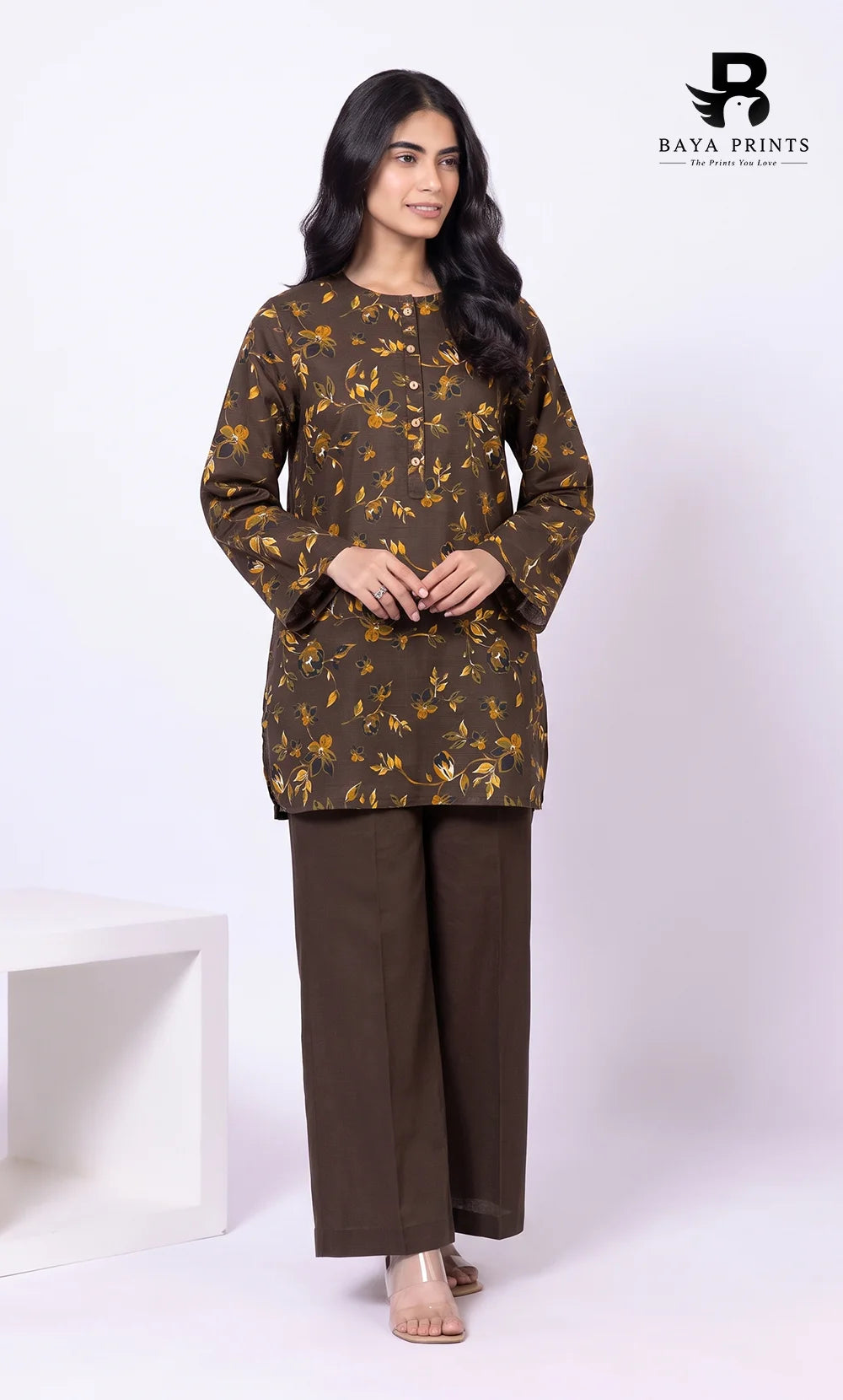 2 Piece Printed Khaddar | Unstitched | BA-V117-21
