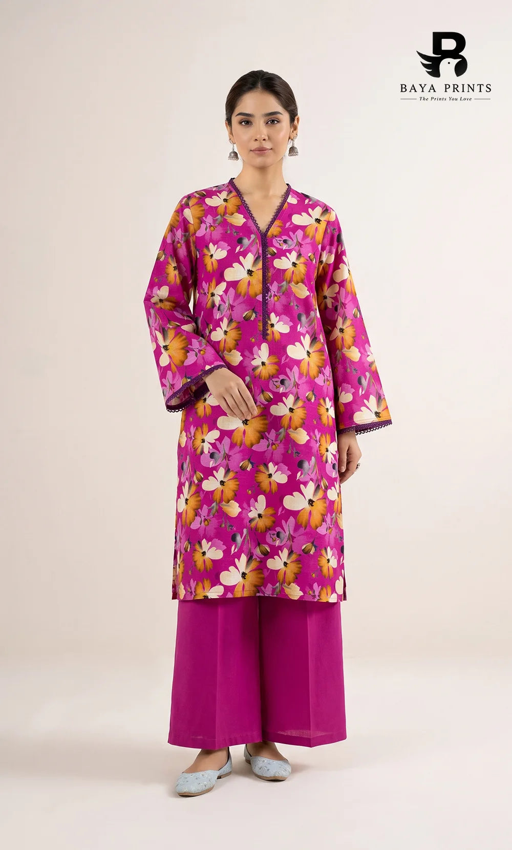 2 Piece Printed Khaddar | Unstitched | BA-V117-13
