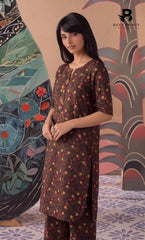 2PC printed cotton | Unstitched | BA-V1- | 18 Pari