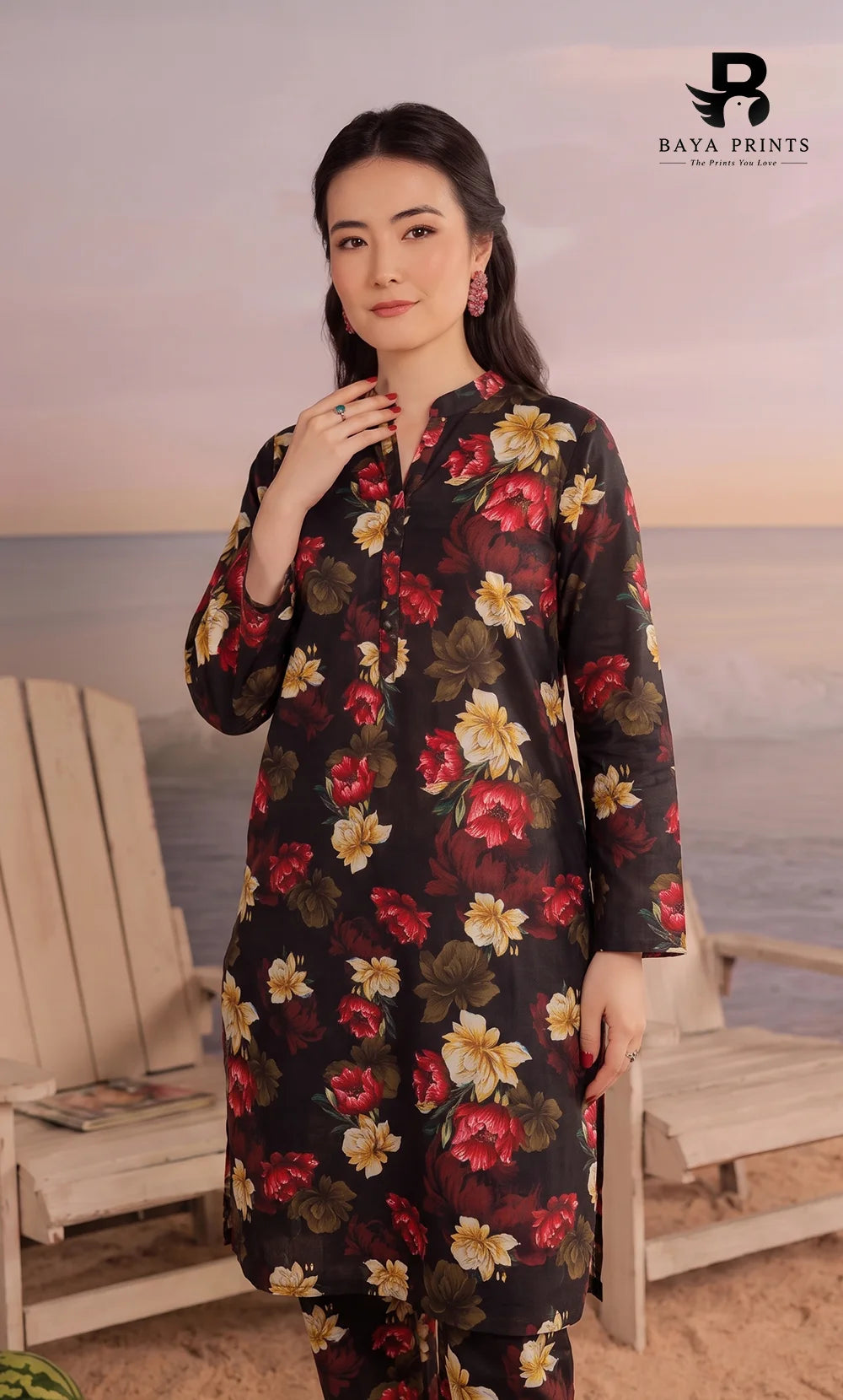 2 Piece Printed Khaddar | Unstitched | BA-V117-26