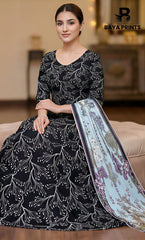 3 Piece Unstitched Premium Lawn Suit- BA-V-14