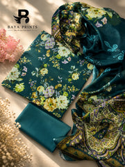 3PC Printed Lawn | Unstitched |  ET-V2