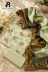 3PC Printed Lawn | Unstitched |  ET-V2