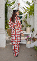 2PC Unstitched Printed Lawn Suit  - BD-V4-06