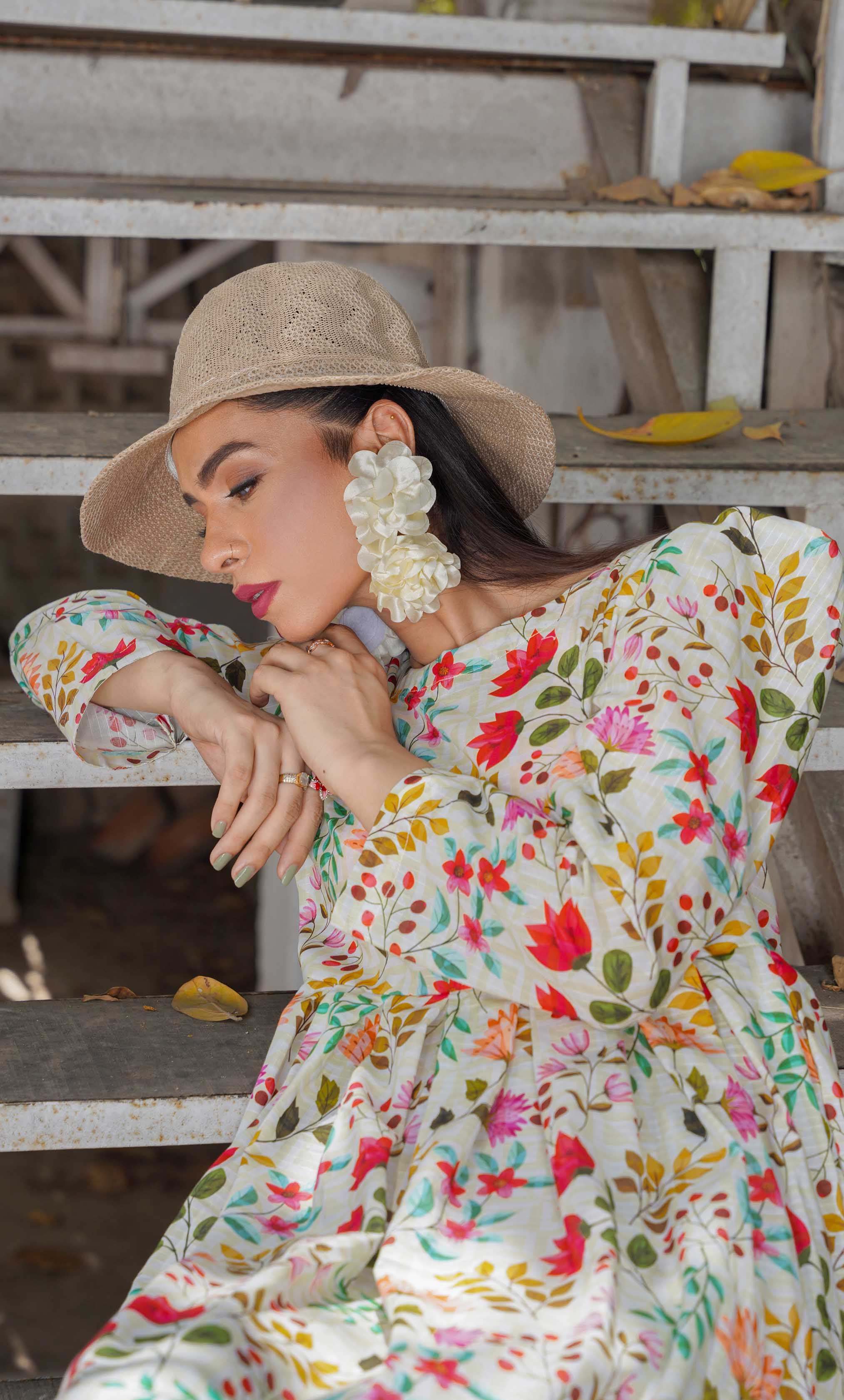 2PC Unstitched Printed Lawn Suit  - BD-V4-03