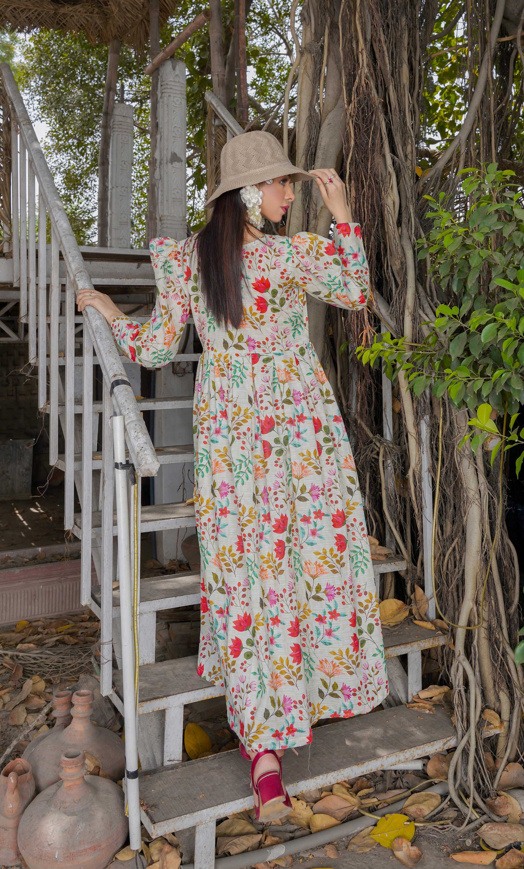 2PC Unstitched Printed Lawn Suit  - BD-V4-03