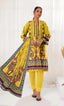 3 Piece Unstitched Printed Dobby Lawn Suit -BA-V18-06