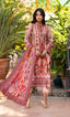 3 Piece Unstitched Printed Dobby Lawn Suit -BA-V18-08