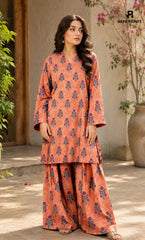 2PC Unstitched Printed Lawn Suit  - BD-V6-23