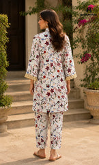 2PC Unstitched Printed Lawn Suit  - BD-V4-14