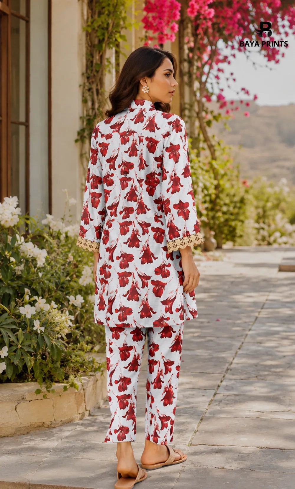 2PC Unstitched Printed Lawn Suit  - BD-V4-16