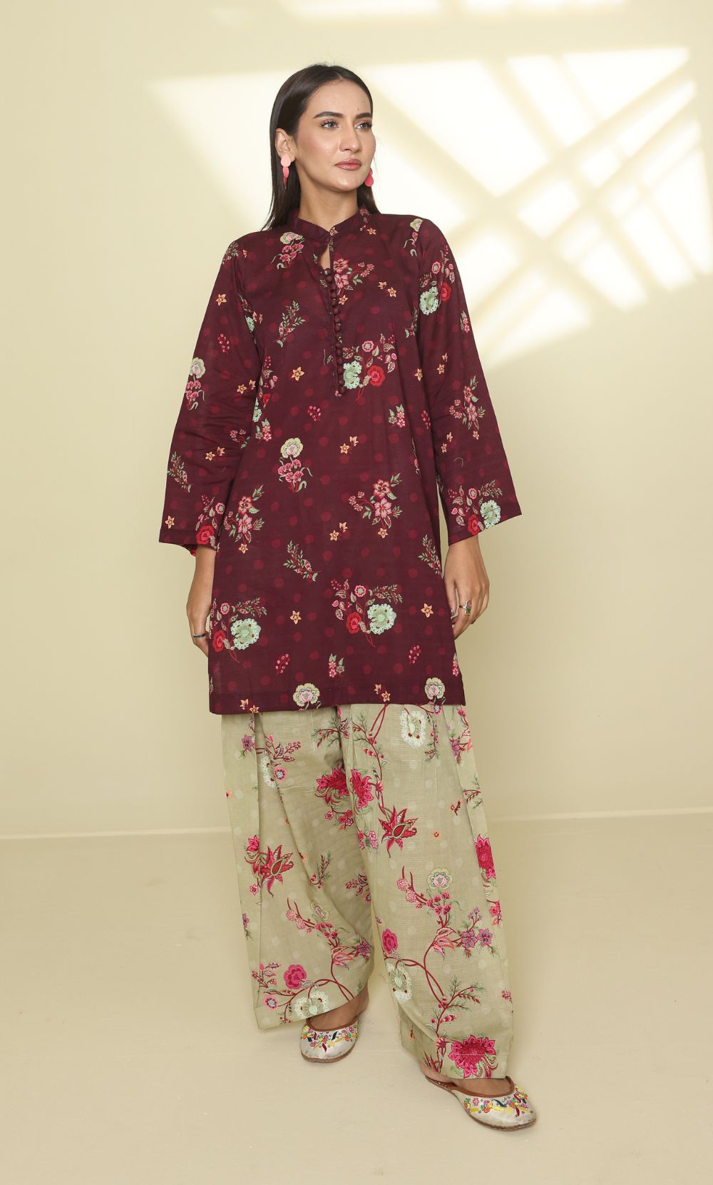 2 Piece Baya Co-Ord Set (Stitched)