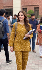 2PC Unstitched Printed Lawn Suit -Orlina -03