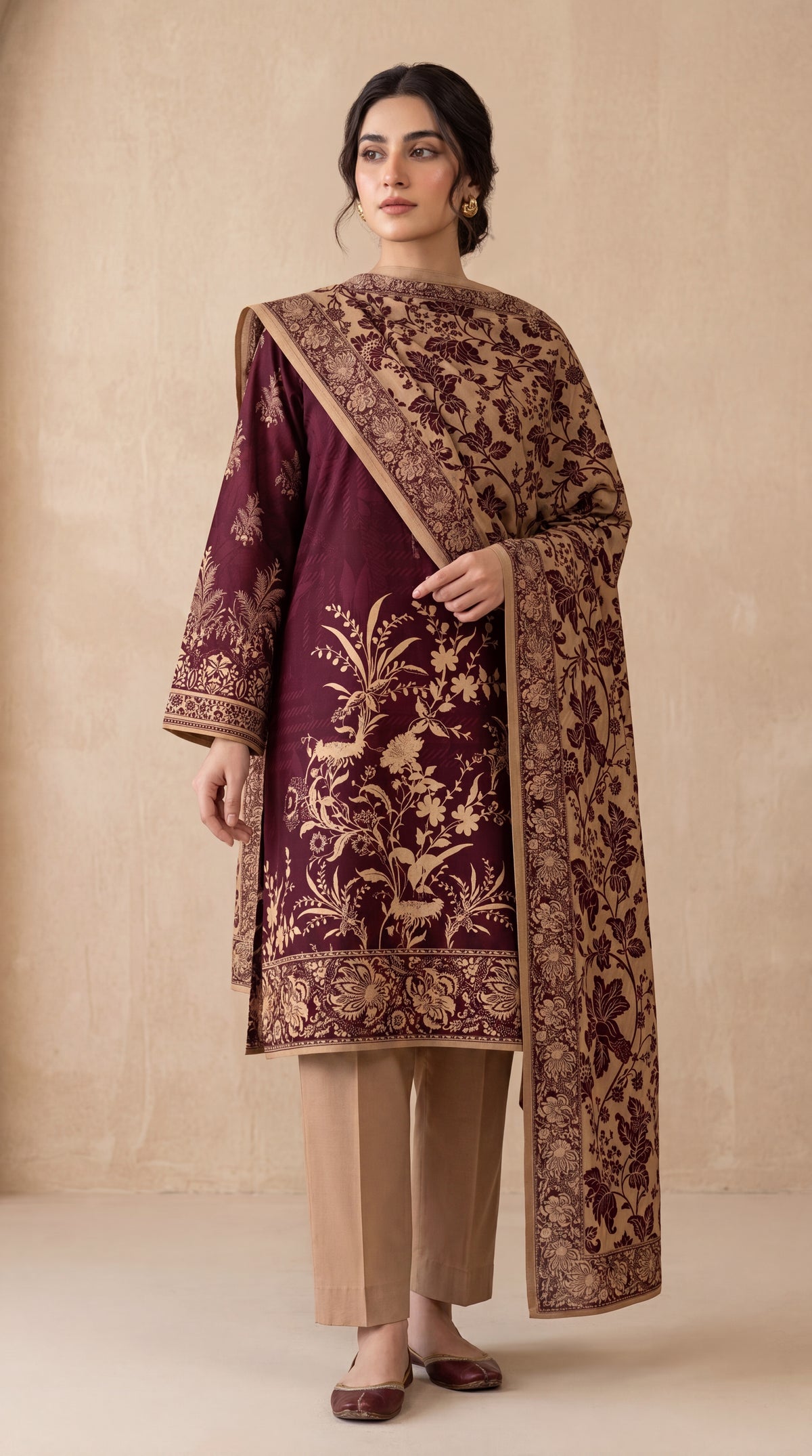 3PC Printed Lawn | Unstitched |  V23
