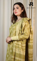 3PC Unstitched Khadar Suit  BA-K-V11-24 B-7