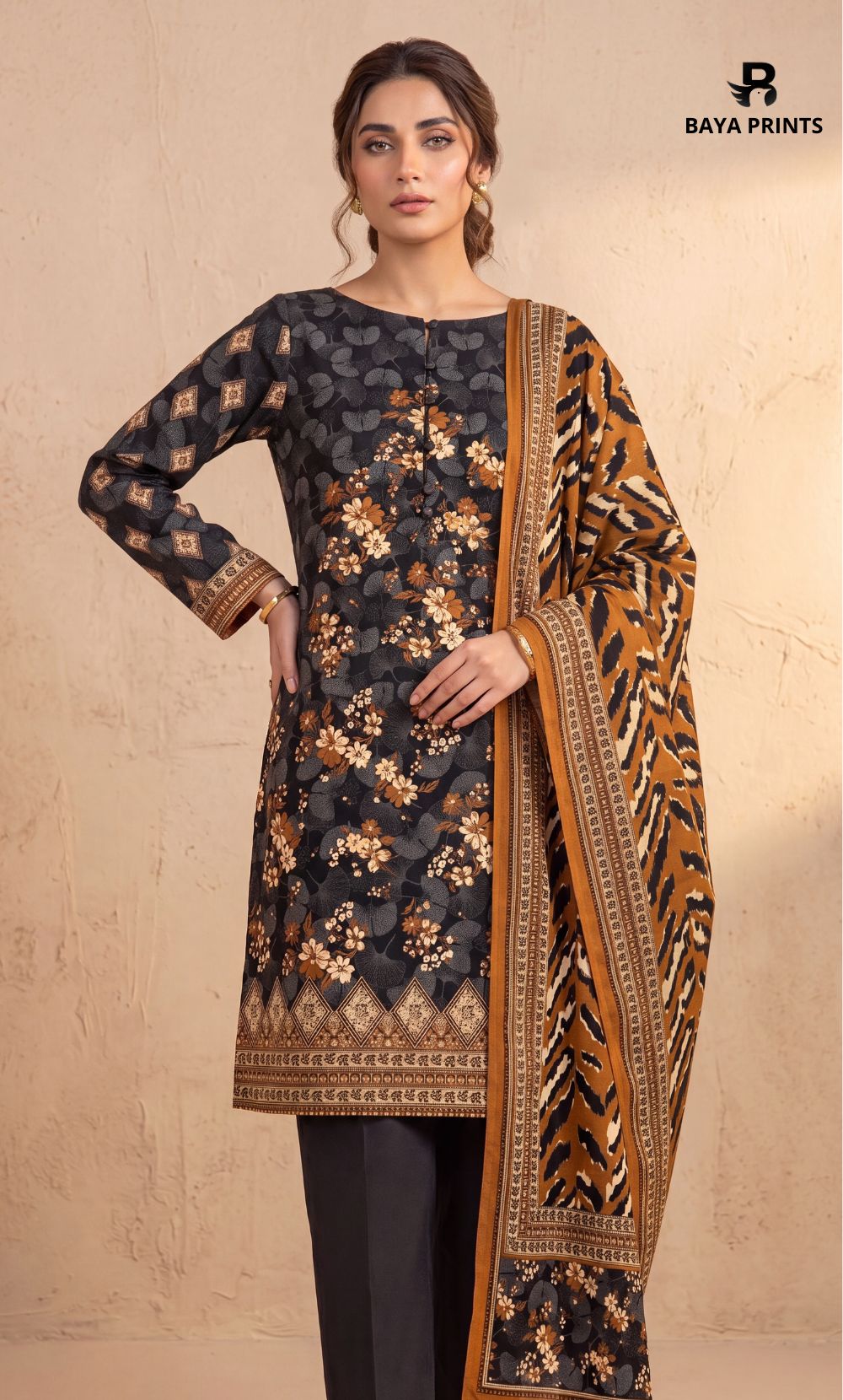 3PC Printed Lawn | Unstitched |  V23
