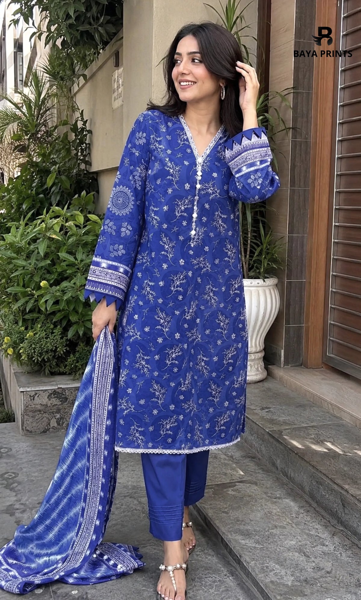 3PC Printed Lawn | Unstitched |  ET-V2